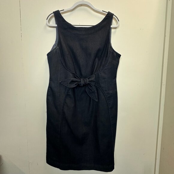 Anthropologie Holding Horses Clara Denim Dress Size 14 - Picture 2 of 13